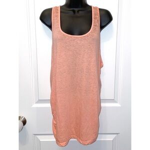 Vanity orange tank top
